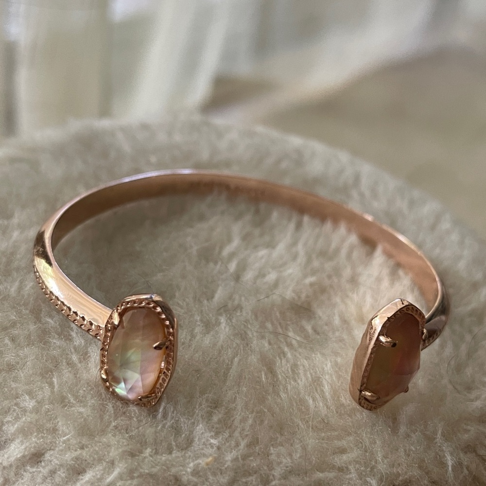 Kendra Scott cuff bracelet in rose gold